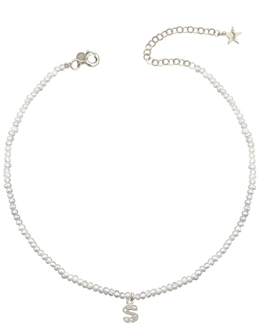 Collane Articoli personalizzabili | Collana Letter Pearl