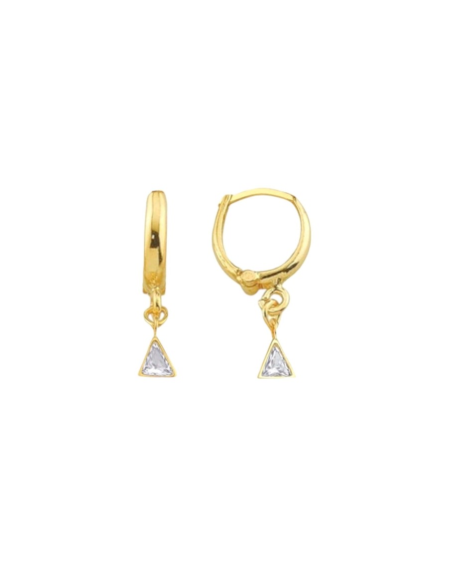 Orecchini Sarah Luxury | Cerchietti Pendent Triangle