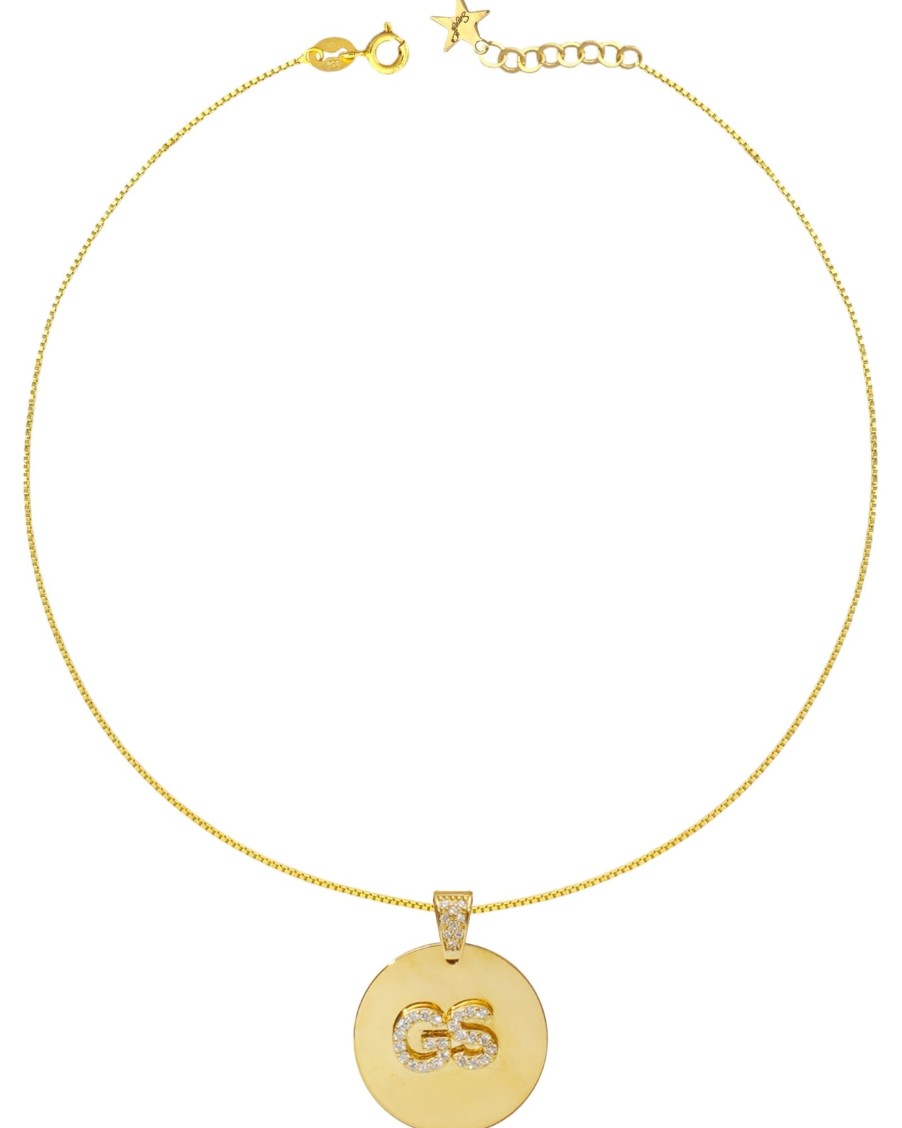 Collane Articoli personalizzabili | Collana Letter Disk