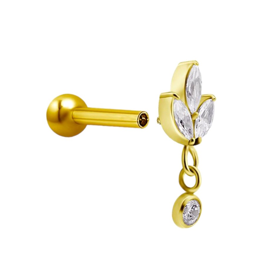 Orecchini Sarah Luxury | Piercing Flowers Pendent