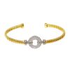 Bracciali Marcello Pane | Bracciale Tubo Circle Gold