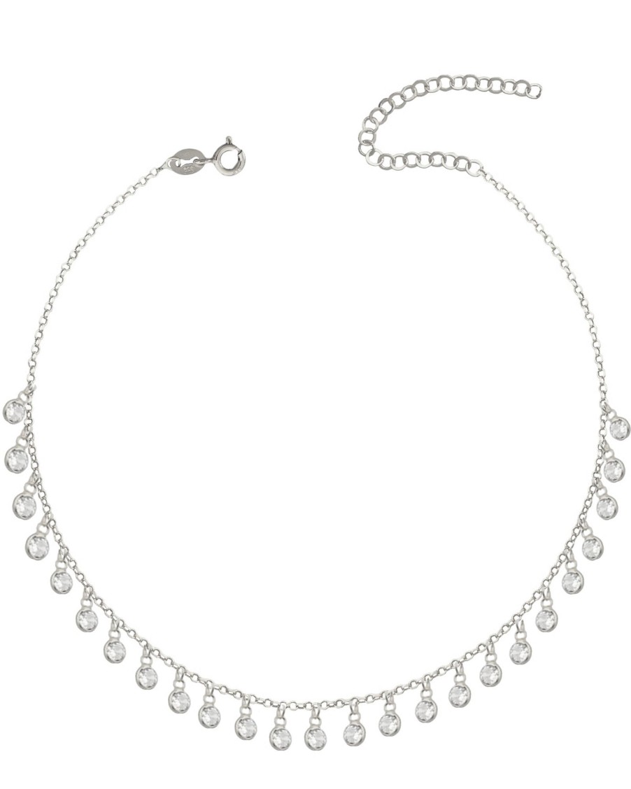 Collane Sarah Luxury | Collana Con Zirconi Pendenti