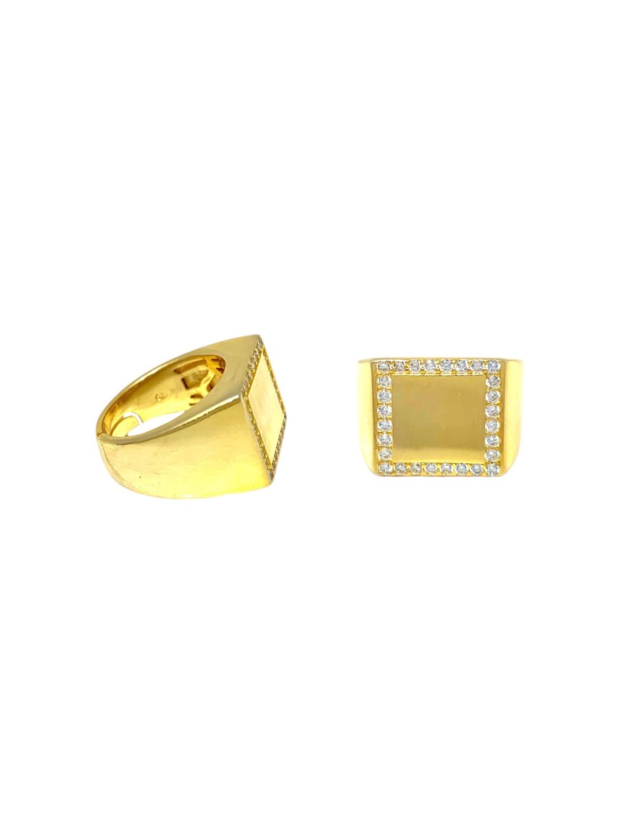 Anelli Sarah Luxury | Anello Chevalier Square Luxury