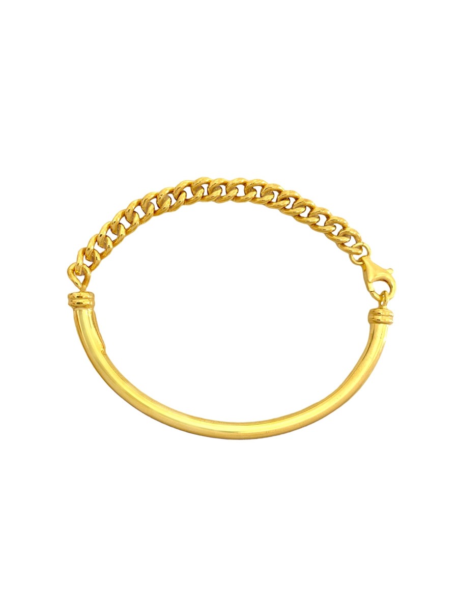 Bracciali Marcello Pane | Bracciale Minimal Chain Gold