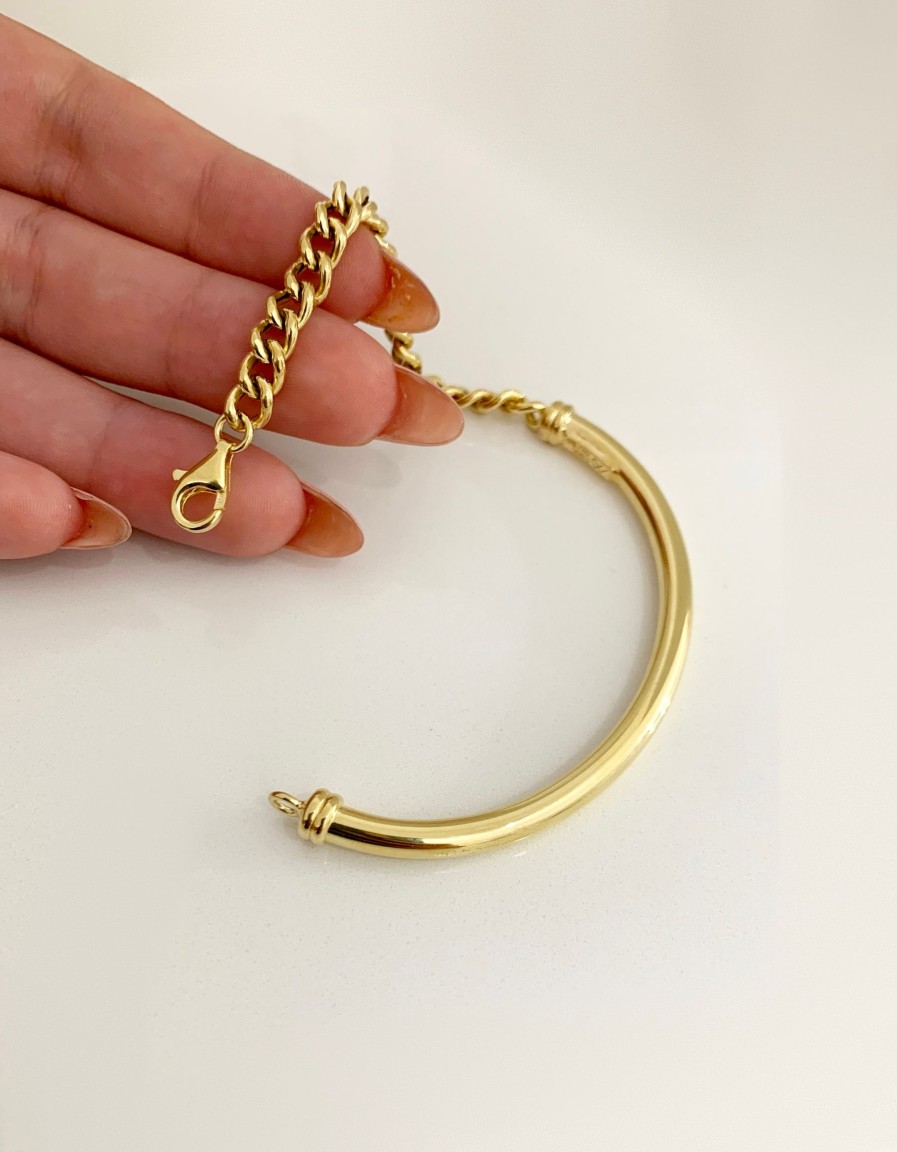 Bracciali Marcello Pane | Bracciale Minimal Chain Gold