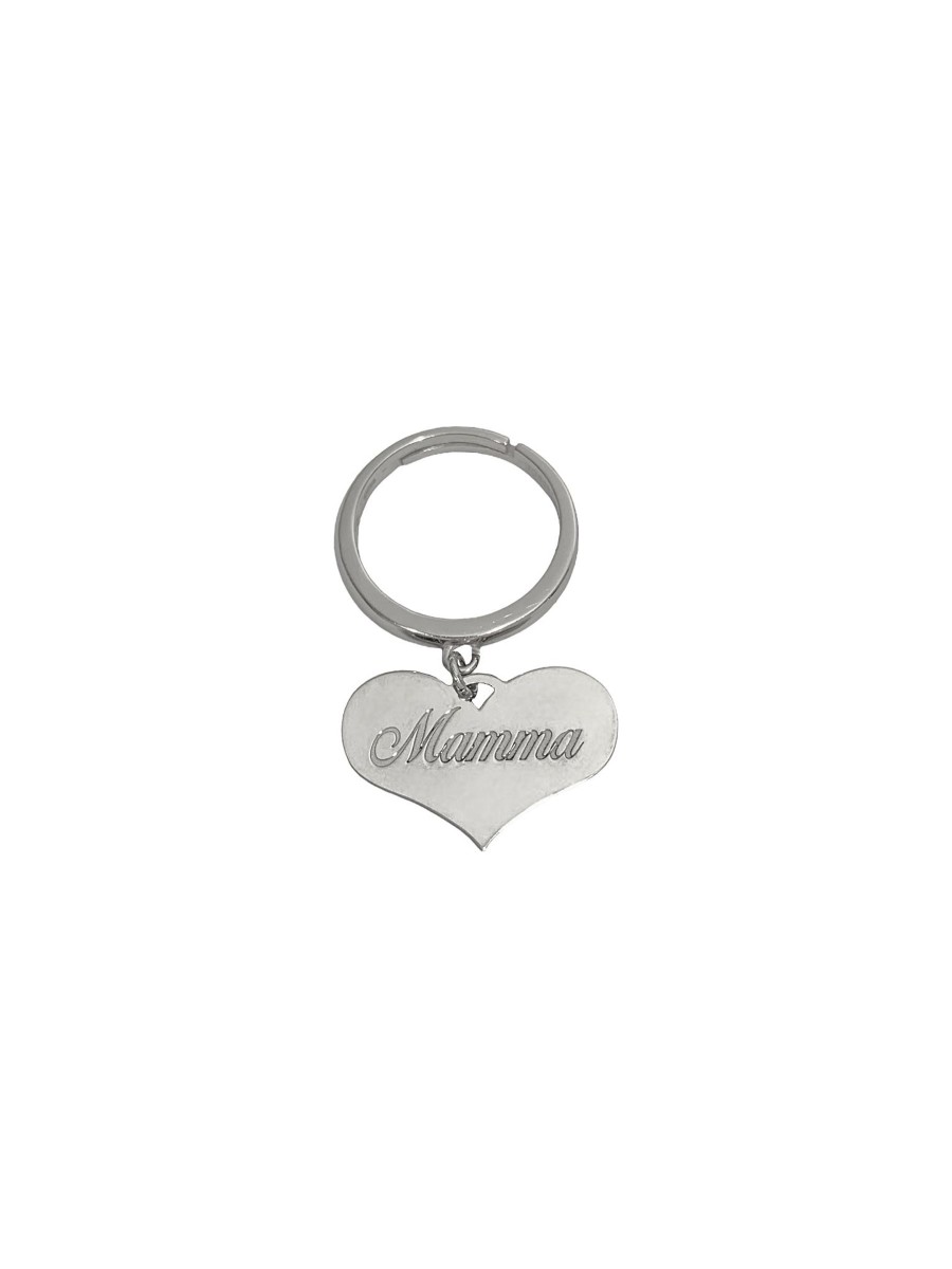 Anelli Articoli personalizzabili | Anello Charm Cuore Personalizzabile