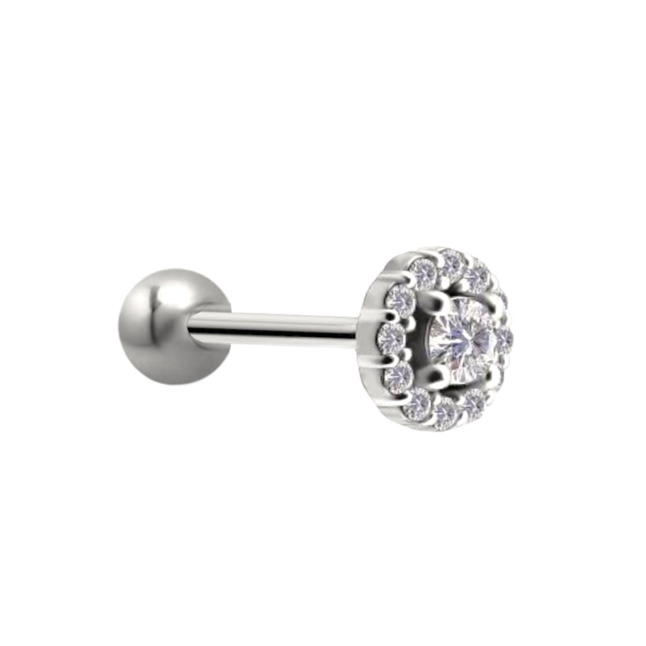 Orecchini Sarah Luxury | Piercing Circle Silver