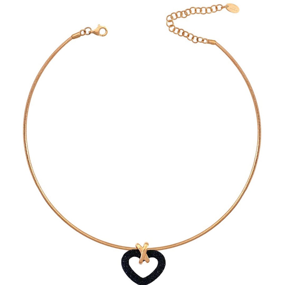 Collane Pesavento | Collana Love Dna Rose/Black