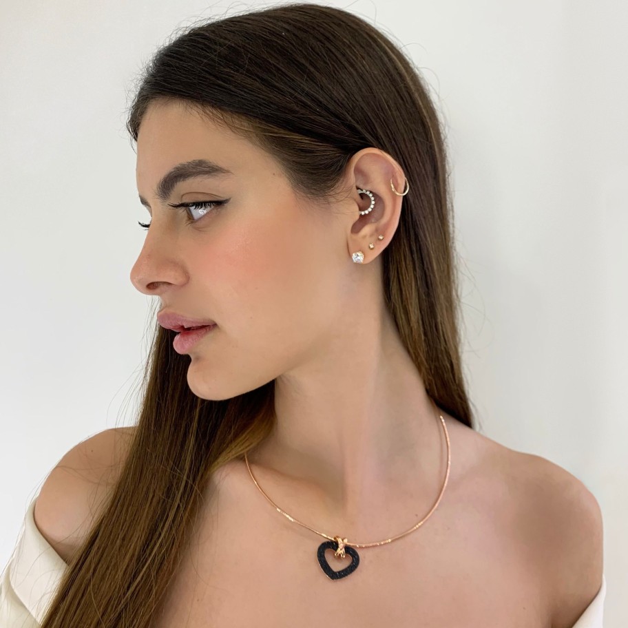 Collane Pesavento | Collana Love Dna Rose/Black