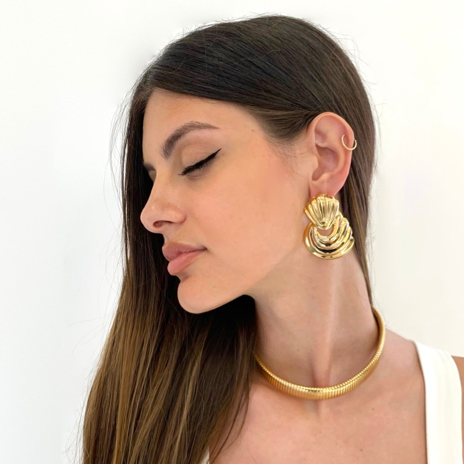 Orecchini Sarah Accessori Moda | Orecchini Vintage Shell