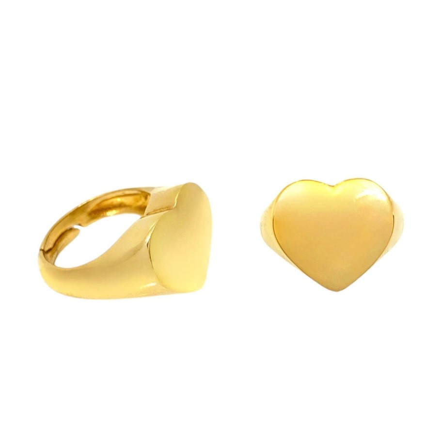 Anelli Sarah Luxury | Anello Chevalier Cuore Liscio