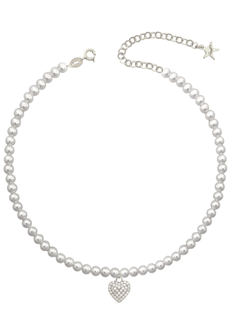 Collane Sarah Luxury | Collana Heart Pearl